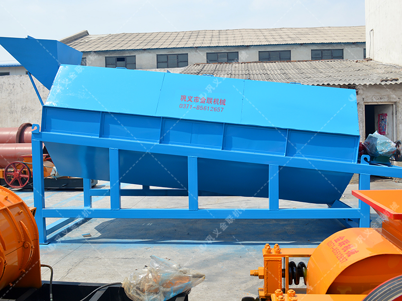 大型双齿辊麻豆AV无码 无轴托辊滚筒筛分机发往上海